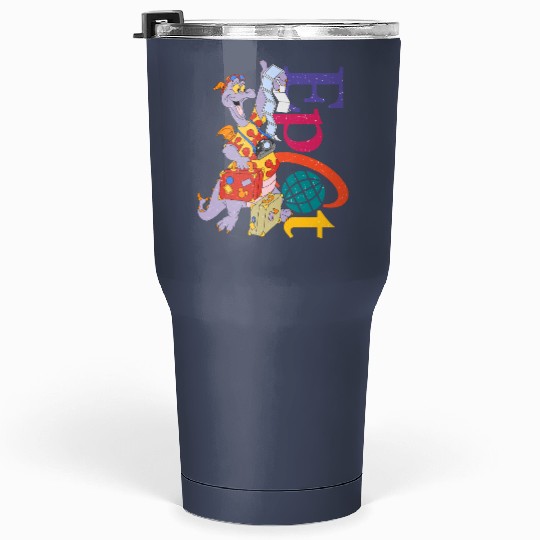 Disney Epcot Figment  Tumblers 30 Oz, Epcot Center Tumblers 30 Oz, Epcot Trip Tumblers 30 Oz