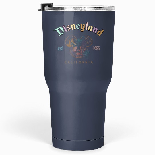 Vintage Disneyland Est 1955 Tumblers 30 Oz, Retro Mickey And Friends Tumblers 30 Oz