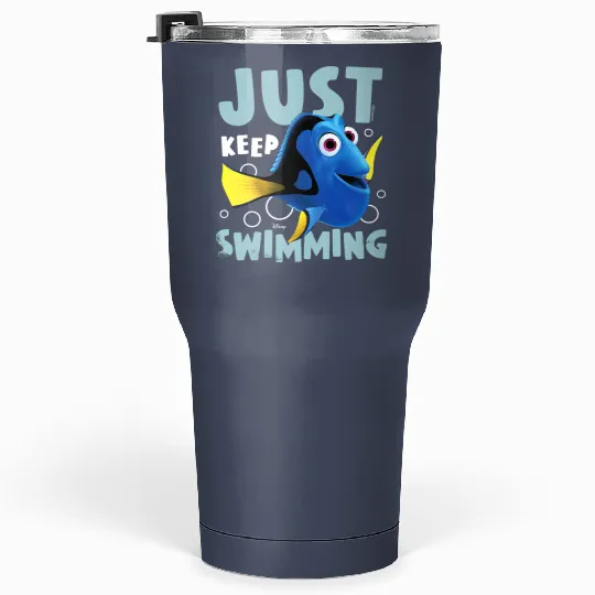 Disney Finding Dory Just Keep Swimming Graphic Tumblers 30 Oz,WDW Magic Kingdom Disneyland Vacation Gift