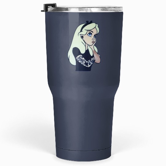Alice punk Tumblers 30 Oz,Inappropriate Disneyworld Tumblers 30 Oz