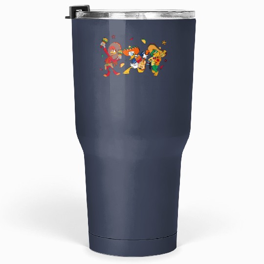 Retro The Three Caballeros  Tumblers 30 Oz, Jose Donald Duck Panchito, Disney Cinco De Mayo Fiesta Tumblers 30 Oz