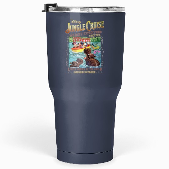 Vintage Disney Jungle Cruise Ride Tumblers 30 Oz, Disney Cruise Tumblers 30 Oz, Jungle Cruise Tumblers 30 Oz, Mickey and Friends