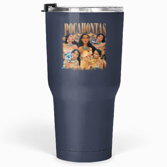 Pocahontas Bootleg Tumblers 30 Oz, Retro Disney Princess Tumblers 30 Oz