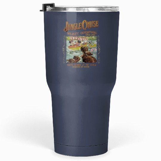 Disney Tumblers 30 Oz, Vintage Disney Jungle Cruise Ride Tumblers 30 Oz