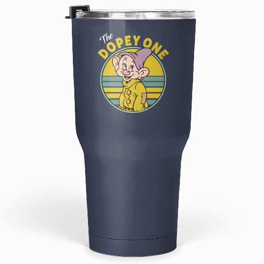 Retro 90s Vintage The Dopey One Tumblers 30 Oz, Disney Snow White And Seven Dwarfs Tumblers 30 Oz