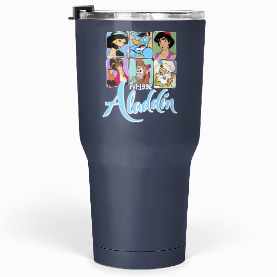 Disney Aladdin Characters Group Tumblers 30 Oz