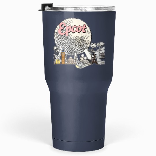 Disney Epcot  Tumblers 30 Oz, Epcot World Tour Tumblers 30 Oz, Epcot Center 1982 Tumblers 30 Oz
