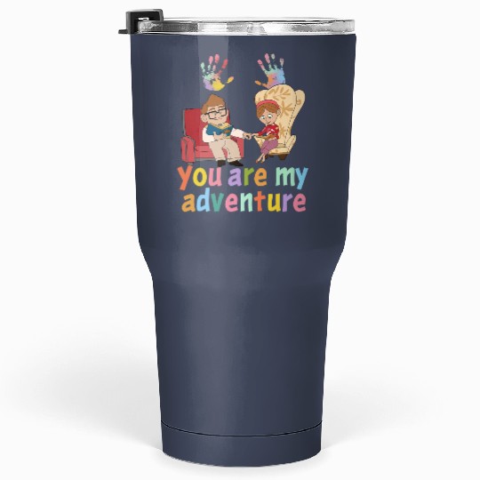 Disney Movie You Are My Adventure Tumblers 30 Oz, Disney Couple Carl and Ellie Tumblers 30 Oz