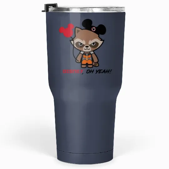 Disney Rocket Raccoon Mickey Ears Tumblers 30 Oz, Disney Guardians Of The Galaxy Tumblers 30 Oz