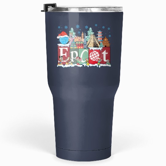 Disney Epcot Christmas Tumblers 30 Oz, Joy to the World Christmas 2023 Tumblers 30 Oz