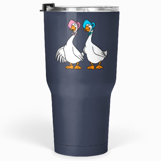 Disney The Aristocats Group Geese Characters Funny Goose Tumblers 30 Oz, Goose Lover Gift