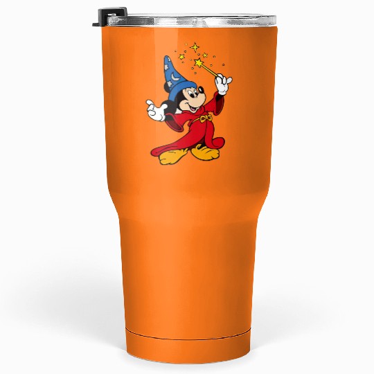 Disney Fantasia Sorcerer Mickey Mouse Magic Wizard  Tumblers 30 Oz, Fantasmic Disney Tumblers 30 Oz