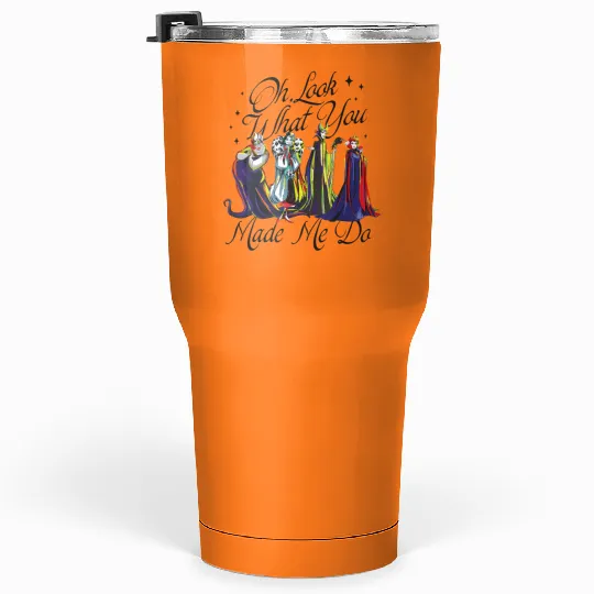 Evil Queen Malificent Cruella Ursula Tumblers 30 Oz, Disney Villains Tumblers 30 Oz