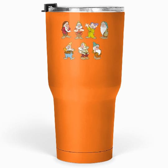 Disney Seven Dwarfs Tumblers 30 Oz, Snow White and Seven Dwarfs Tumblers 30 Oz