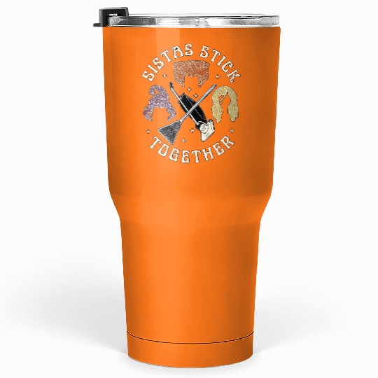 Disney Hocus Pocus Sistas Stick Together Tumblers 30 Oz, Sanderson Sisters Halloween Tumblers 30 Oz