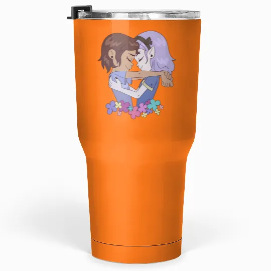 Luz x Amity Tumblers 30 Oz, Amity x Luz The Owl House, Disney Tumblers 30 Oz