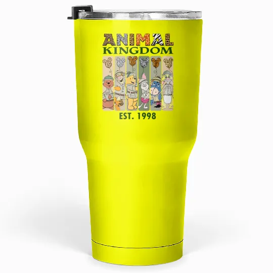 Disney Animal Kingdom Tumblers 30 Oz, Pooh Animal Kingdom Tumblers 30 Oz, Animal Kingdom Family Matching