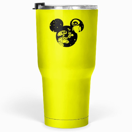 Cute Wall-E Tumblers 30 Oz, Disney Pixar Wall-E, Wall-E Space Race Visit Tumblers 30 Oz