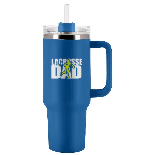 Lacrosse Dad Tumblers 40 Oz With Handle