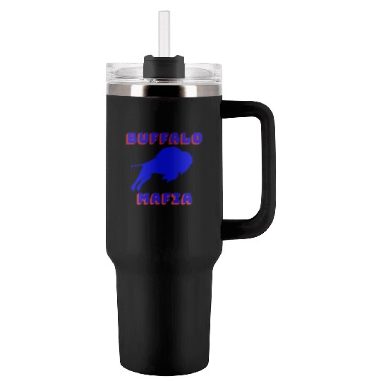 Bills Mafia Tumblers 40 Oz With Handle Makes A Great Gift For Buffalo Spo