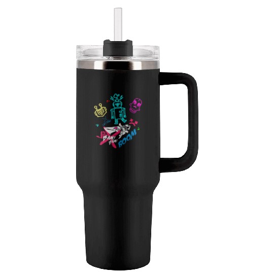 jinx arcane boom monkey Tumblers 40 Oz With Handle