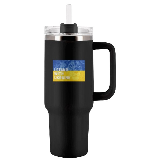 Ukraine Independence Day. I Stand with Ukraine Tumblers 40 Oz With Handle