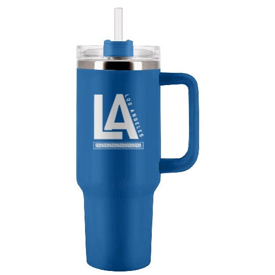 Los Angeles LA California Gift Tumblers 40 Oz With Handle