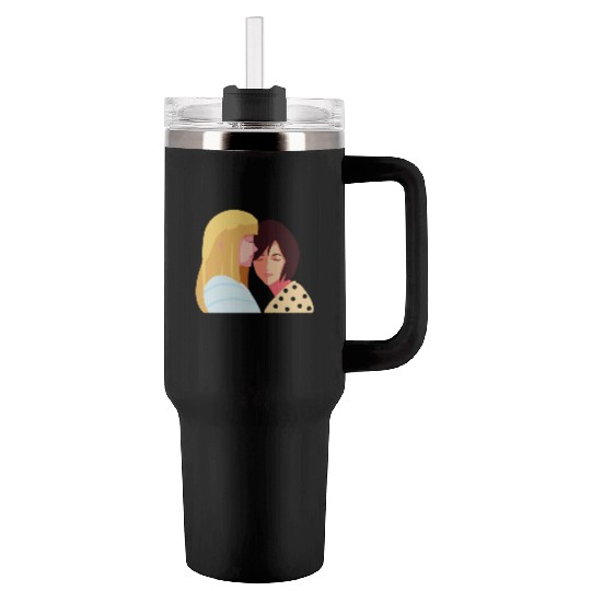 lesbian lgbtq pride valentine day 2023 valentines Tumblers 40 Oz With Handle