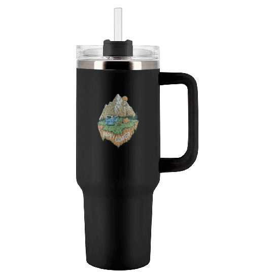 Happy Camper Explore The Nature Tumblers 40 Oz With Handle