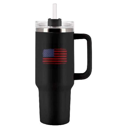 Patriotic 4Th Of July American Flag This Is My Pri Tumblers 40 Oz With Handle