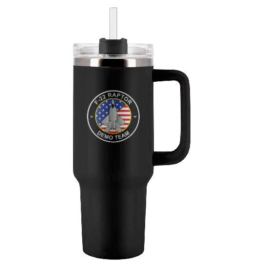F 22 RaptorDemo Team Tumblers 40 Oz With Handle
