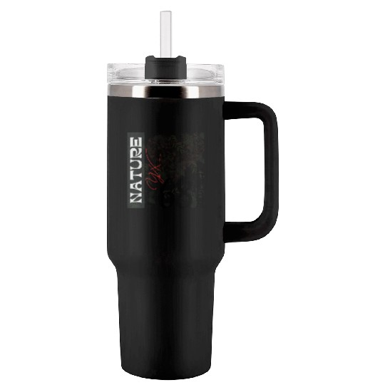 Heart, respect nature Tumblers 40 Oz With Handle