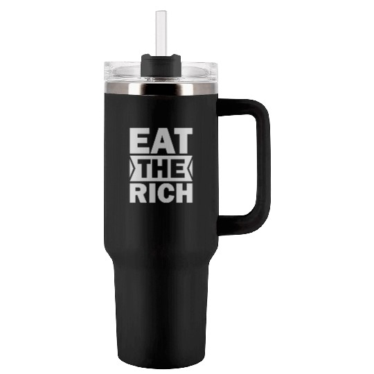 UAW President Eat The Rich Tumblers 40 Oz With Handle