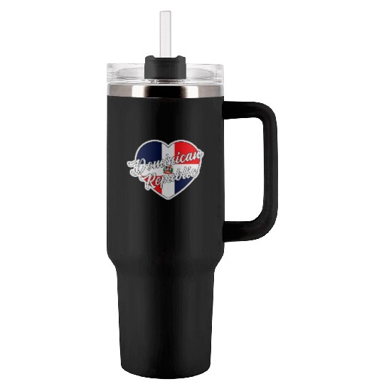 Dominican Republic Tumblers 40 Oz With Handle