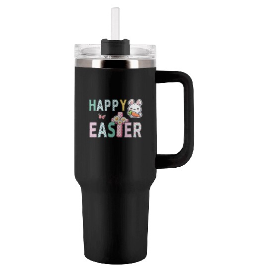 Blossom & Bunny: Easter Celebration Delight! Tumblers 40 Oz With Handle