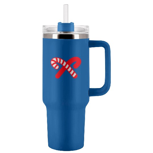 Candy Canes Icon Tumblers 40 Oz With Handle