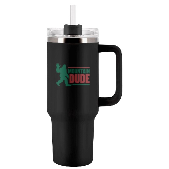 Mountain Dude Tumblers 40 Oz With Handle