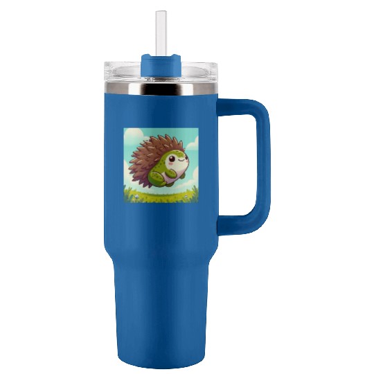 The frog-hedgehog Tumblers 40 Oz With Handle
