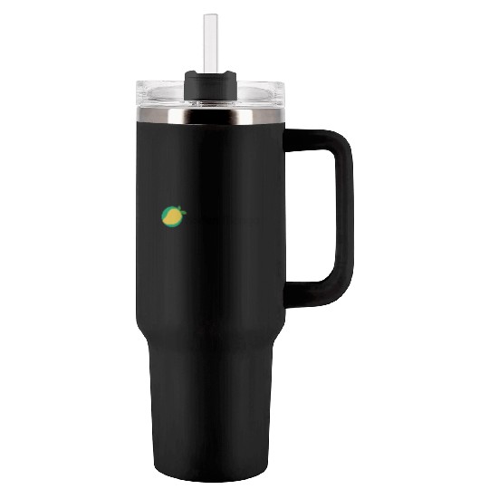 Green Mango Logo Design Tumblers 40 Oz With Handle