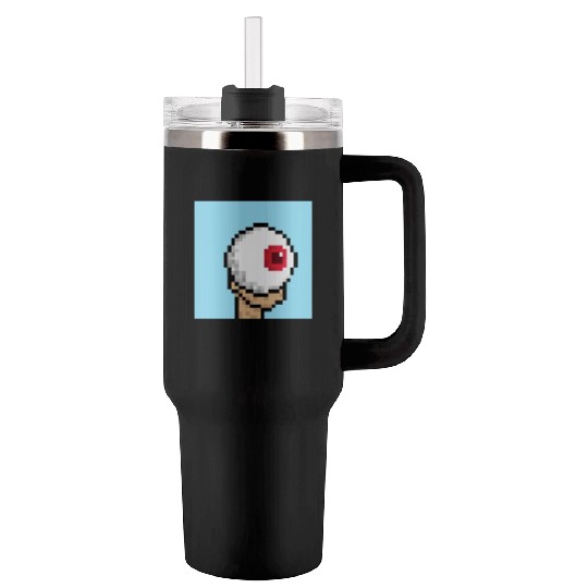 Pixel Big Brother Tumblers 40 Oz With Handle