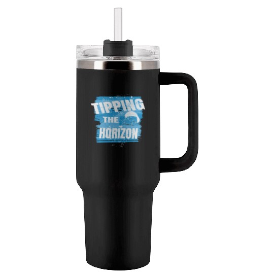 Tipping the Horizon Tumblers 40 Oz With Handle