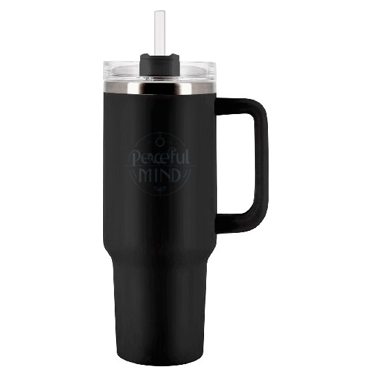 Peaceful Mind Tumblers 40 Oz With Handle