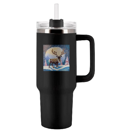 Christmas raider Tumblers 40 Oz With Handle