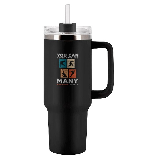 Freerunner Extreme Sport Underground Adventure Tumblers 40 Oz With Handle