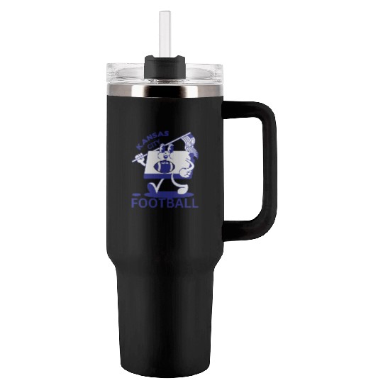Kansas City Football Tumblers 40 Oz With Handle