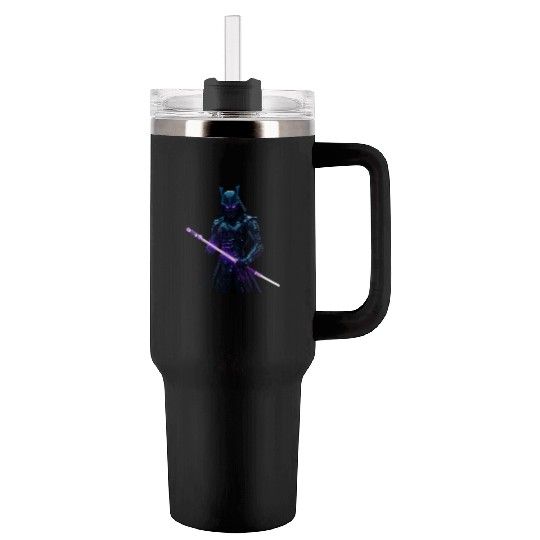 Cyberpunk City Samurai new style Tumblers 40 Oz With Handle