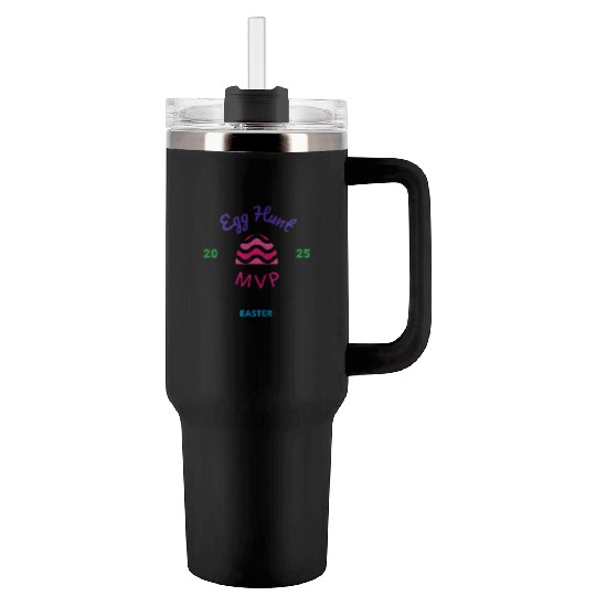 Egg Hunt MVP Easter 2025 Tumblers 40 Oz With Handle