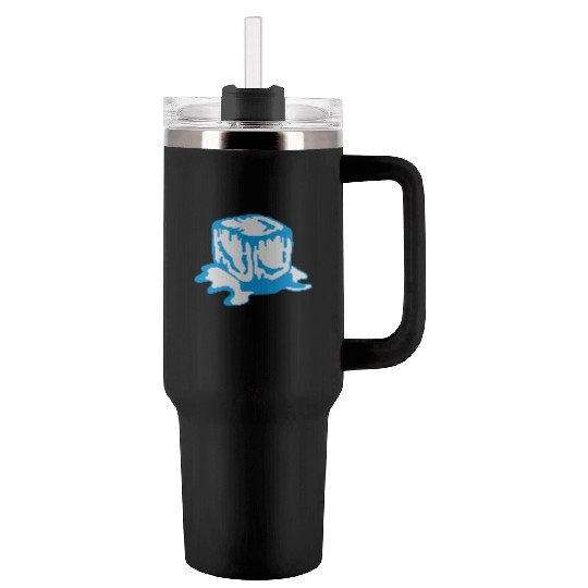 Ice Cube Tumblers 40 Oz With Handle