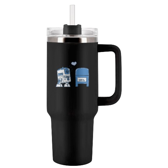 Funny Star Wars r2d2 comic Tumblers 40 Oz With Handle