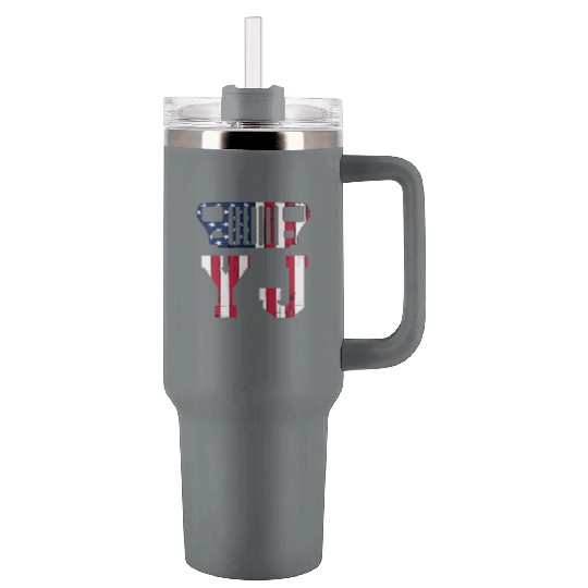 YJ Jeep, the square one Tumblers 40 Oz With Handle